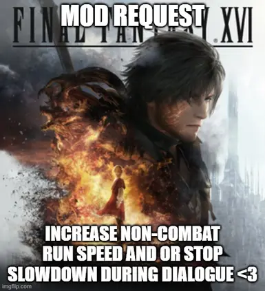 Mod Request Increase Non-Combat Run speed