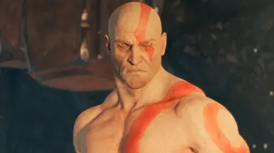 Request for a beardless Kratos mod