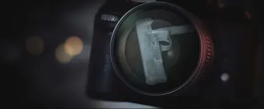silver handgun