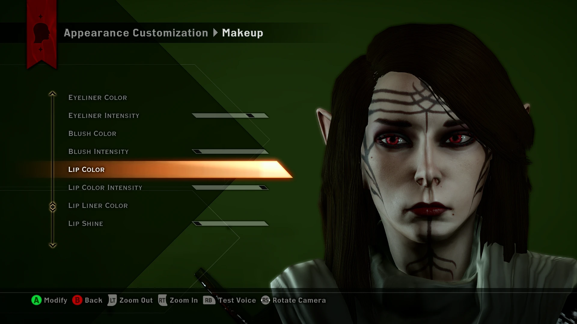 Tried to make an Elven Blood Clan female type character at Dragon Age ...