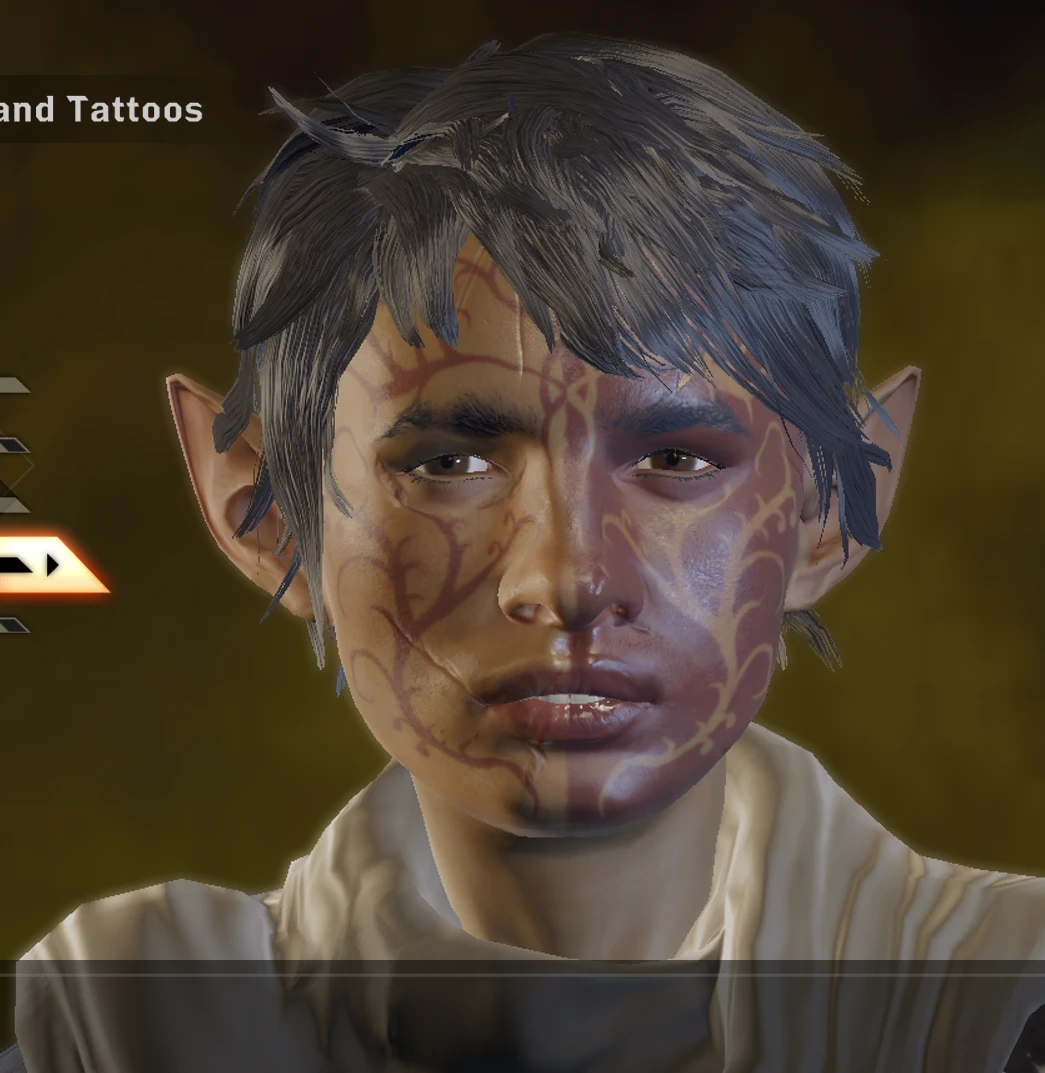 dragon age inquisition character creator scars