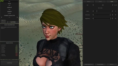 Testing some other mods hair on Cleo race
