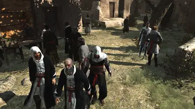 Black robes and white hood mod WIP