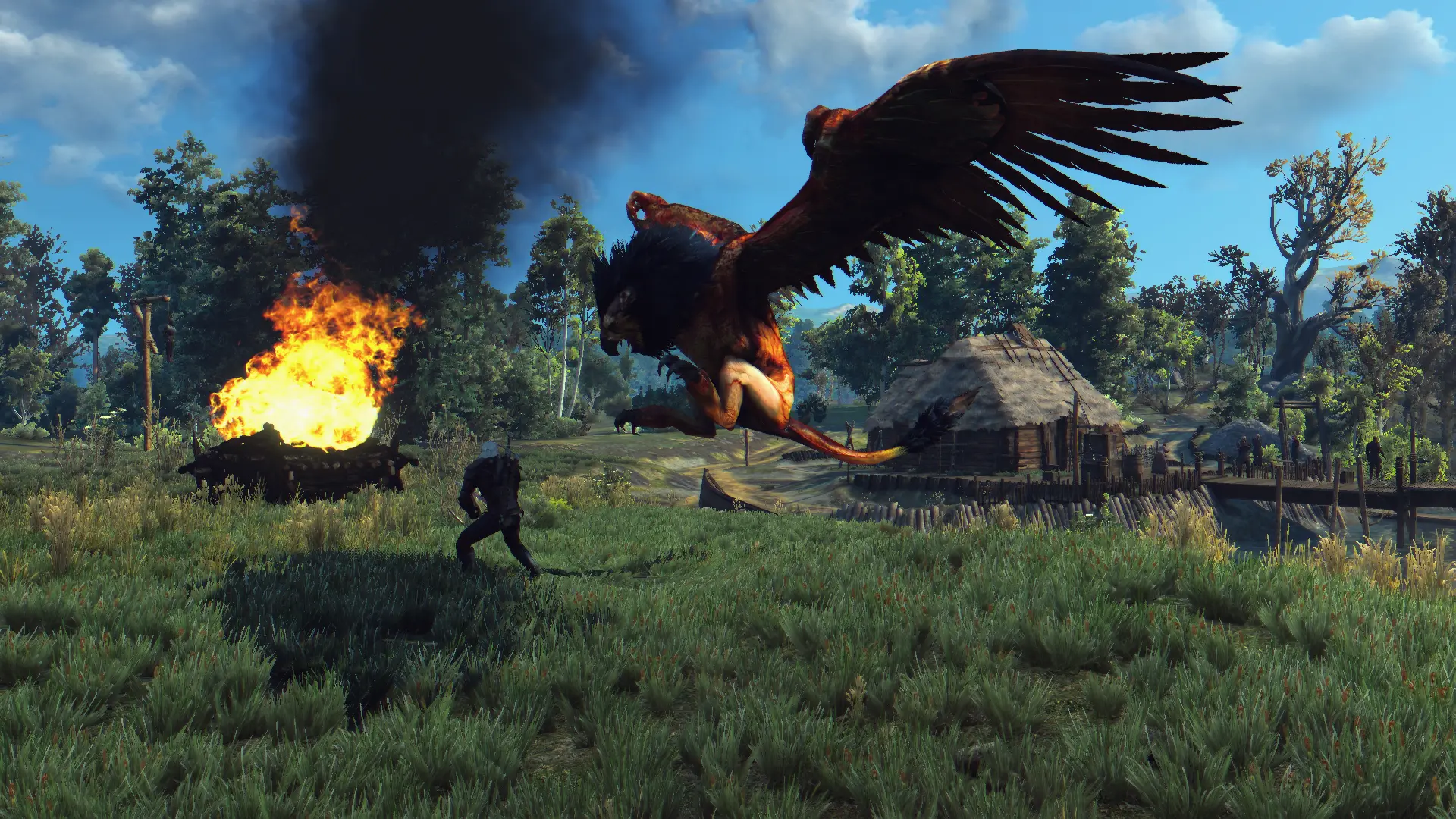 Gryphon landing at The Witcher 3 Nexus - Mods and community