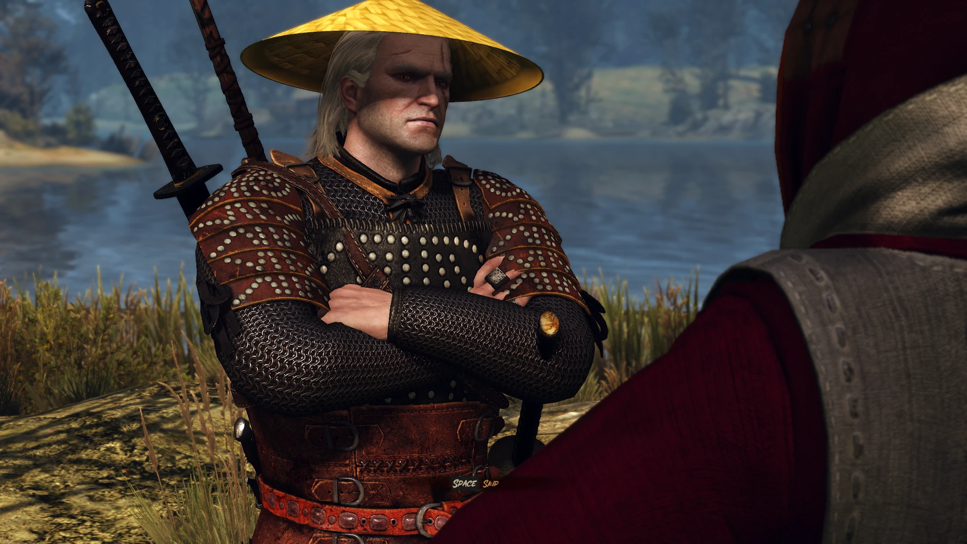 the witcher samurai statue