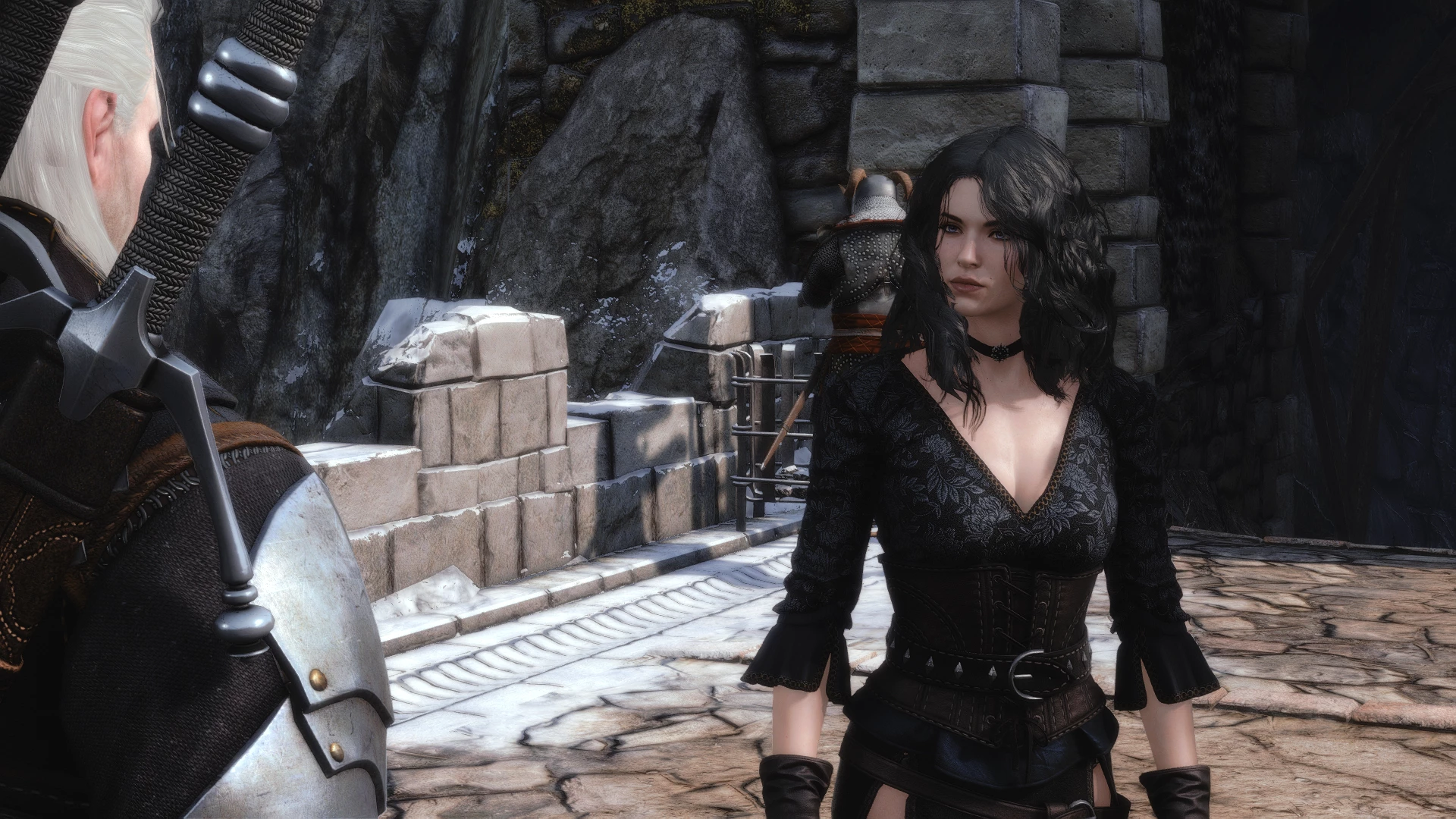 Geralt and Yen in Skellige Geralt and Yen in Skellige