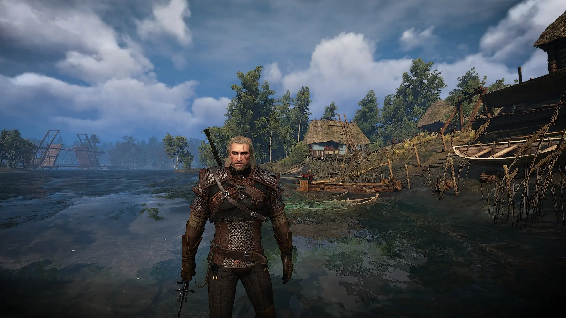 Geralt with killing monster trailer armor at The Witcher 3 Nexus - Mods ...