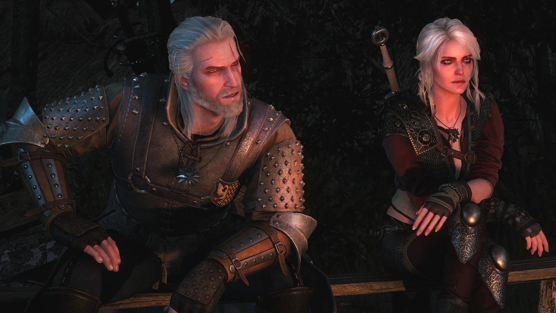 The witcher 3 geralt and ciri фото 8