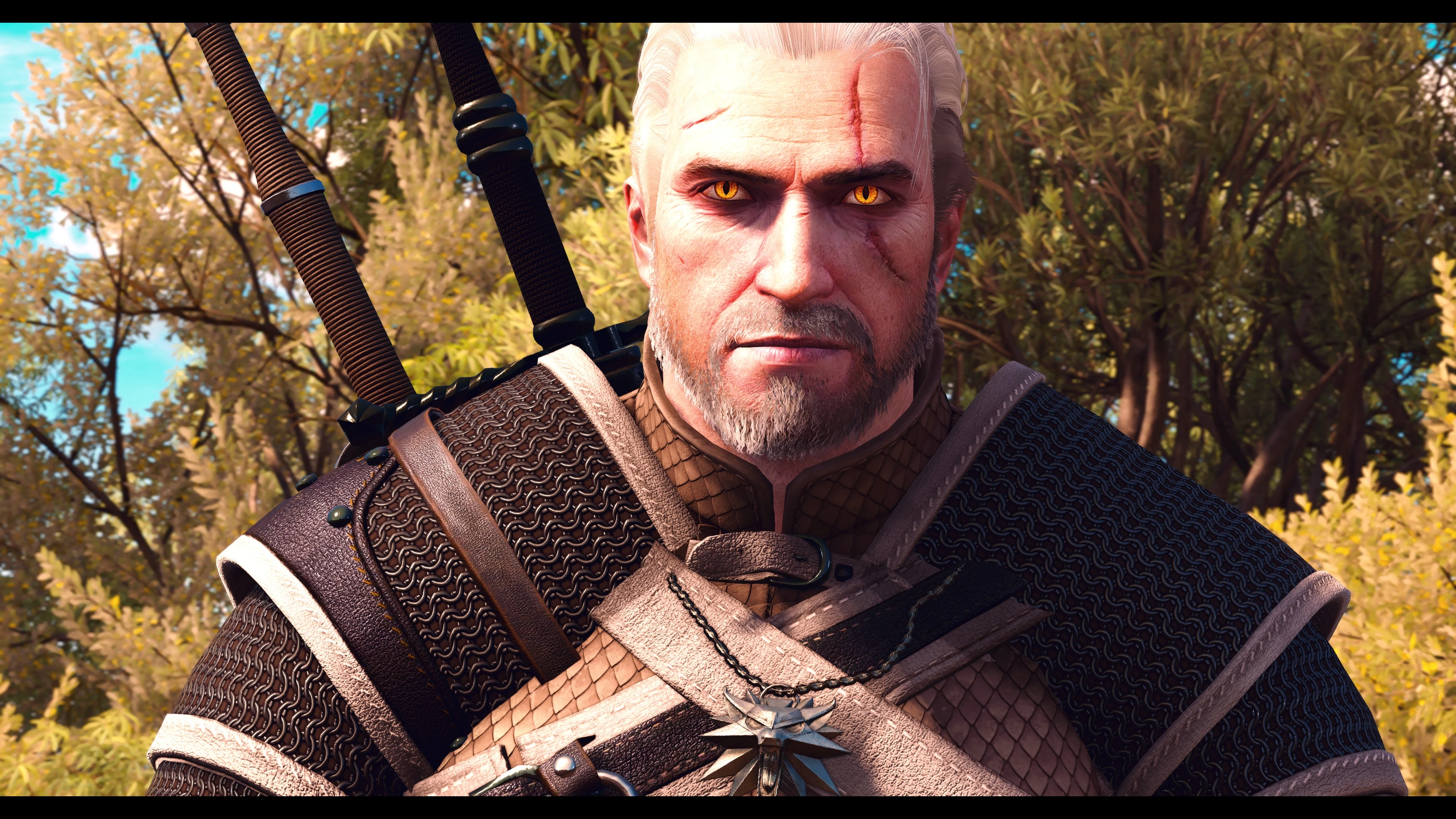 Geralt face retexture face from the witcher 3 фото 45
