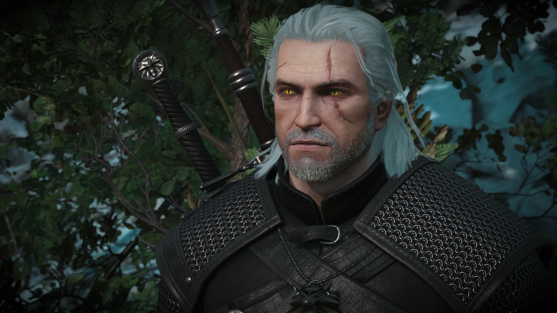 Geralt face retexture face from the witcher 3 фото 63