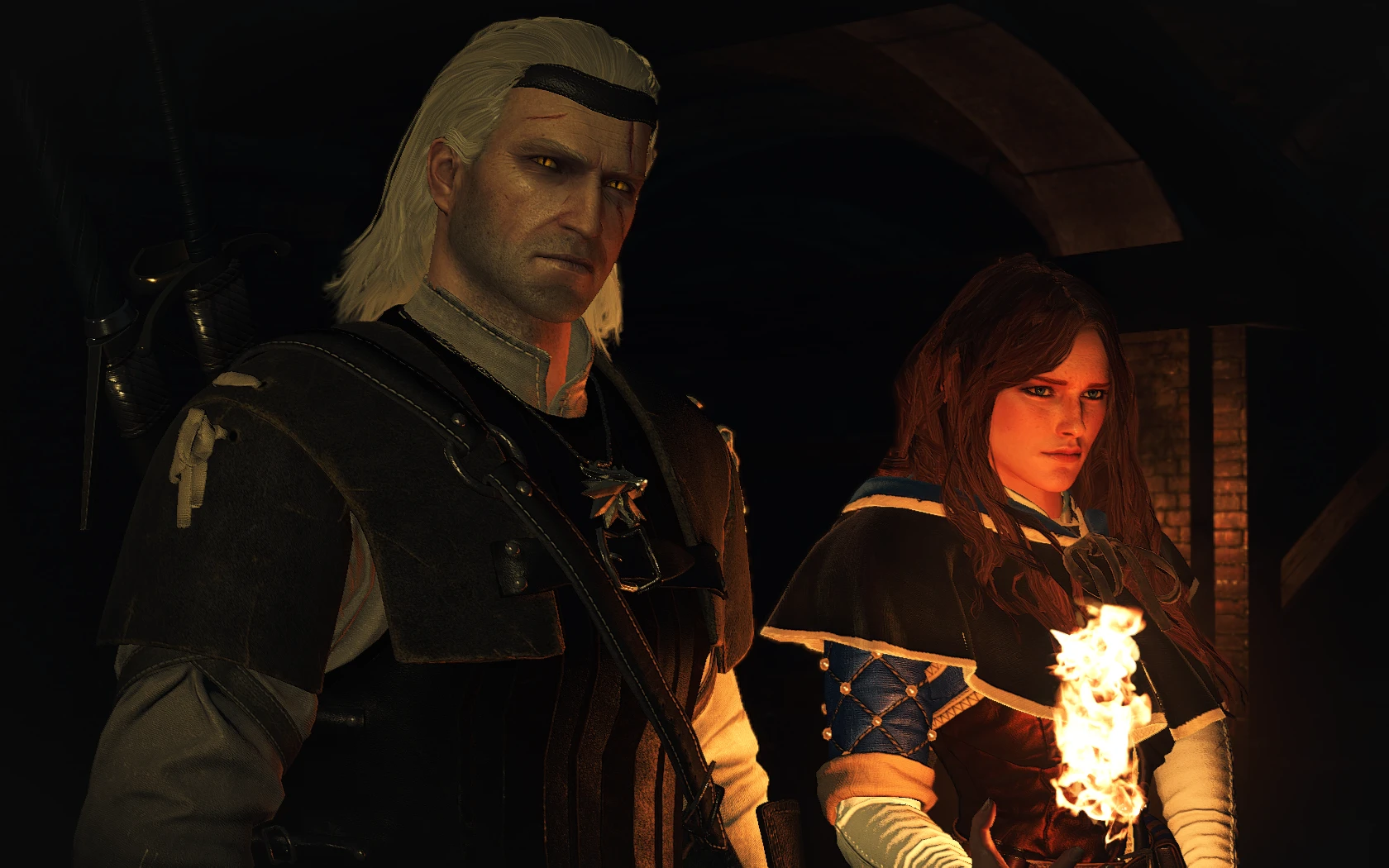 Lore Friendly Geralt And Triss At The Witcher 3 Nexus Mods And Community