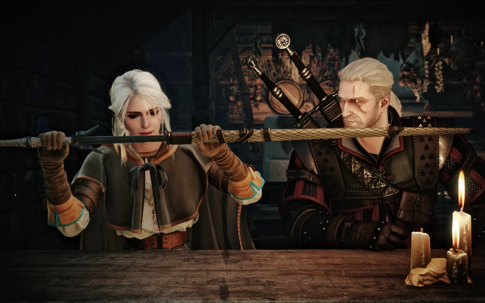 The witcher 3 geralt and ciri фото 83