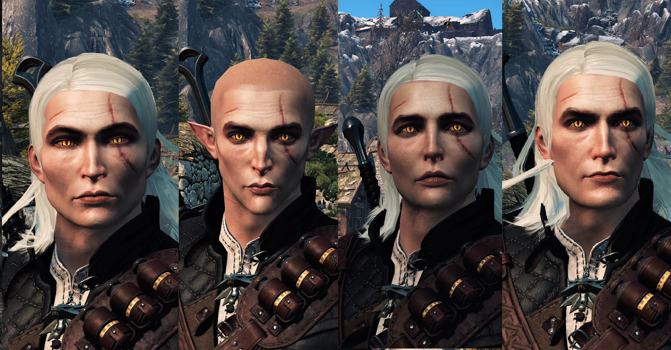 High quality faces witcher 3 как установить