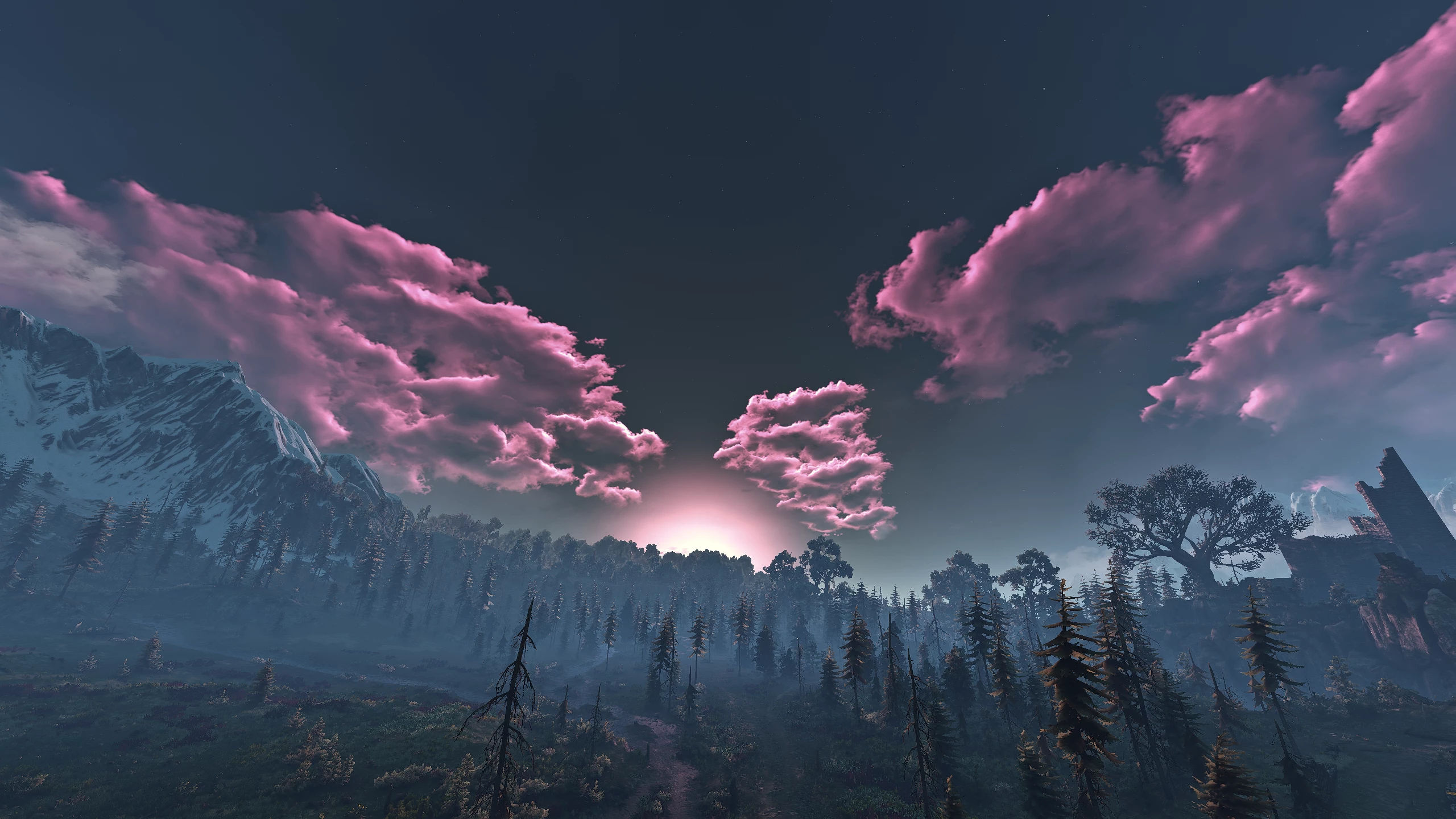 purple sky fallout 4