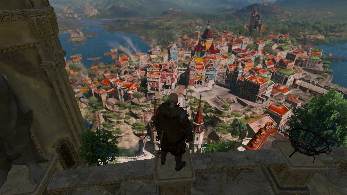 Beauclair from above at The Witcher 3 Nexus - Mods and community