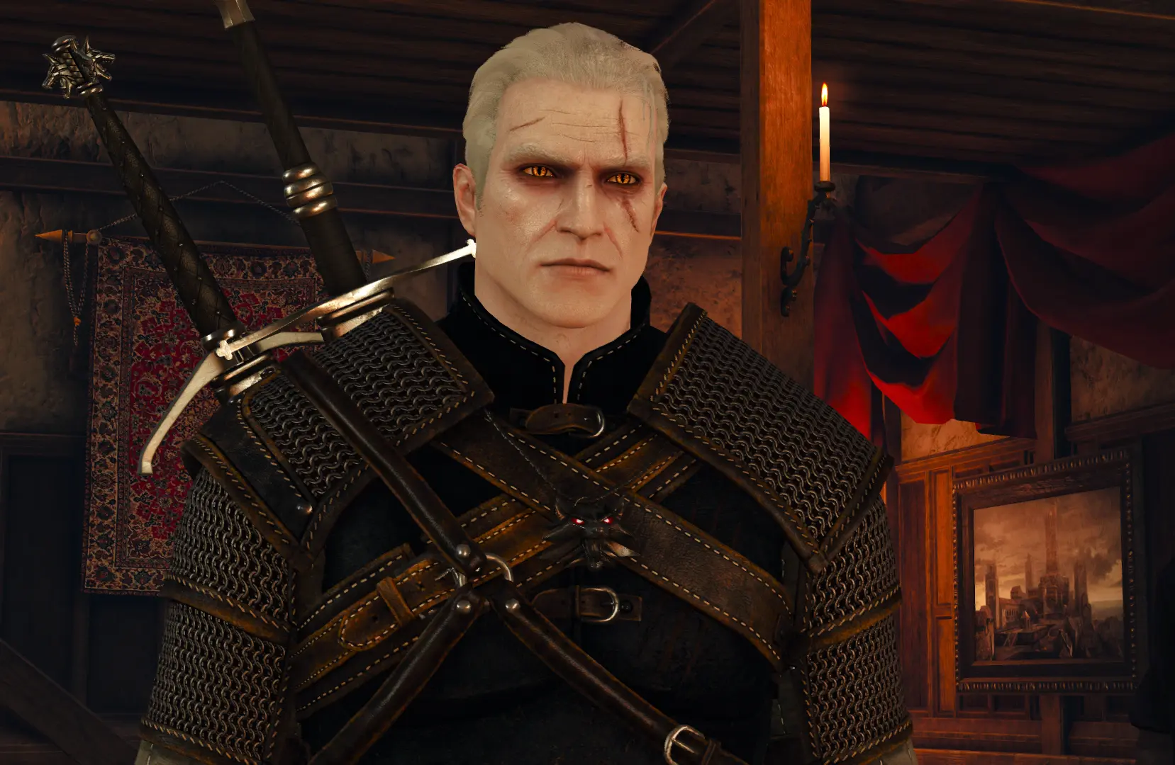 The Witcher III shaved Geralt for The Witcher 2