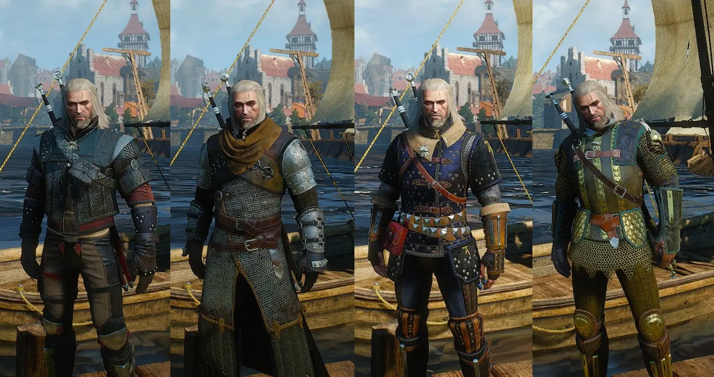 Got them all at The Witcher 3 Nexus - Mods and community