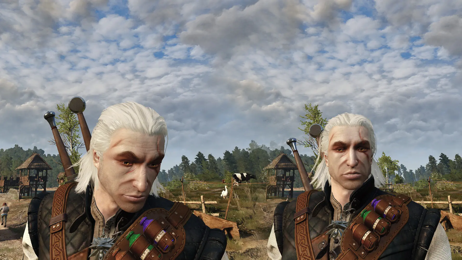 Fanmade Witcher 1 Remake Geralt Concept using mods and editing