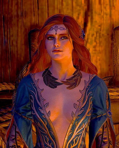 long haired triss