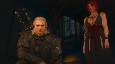 Triss and Geralt