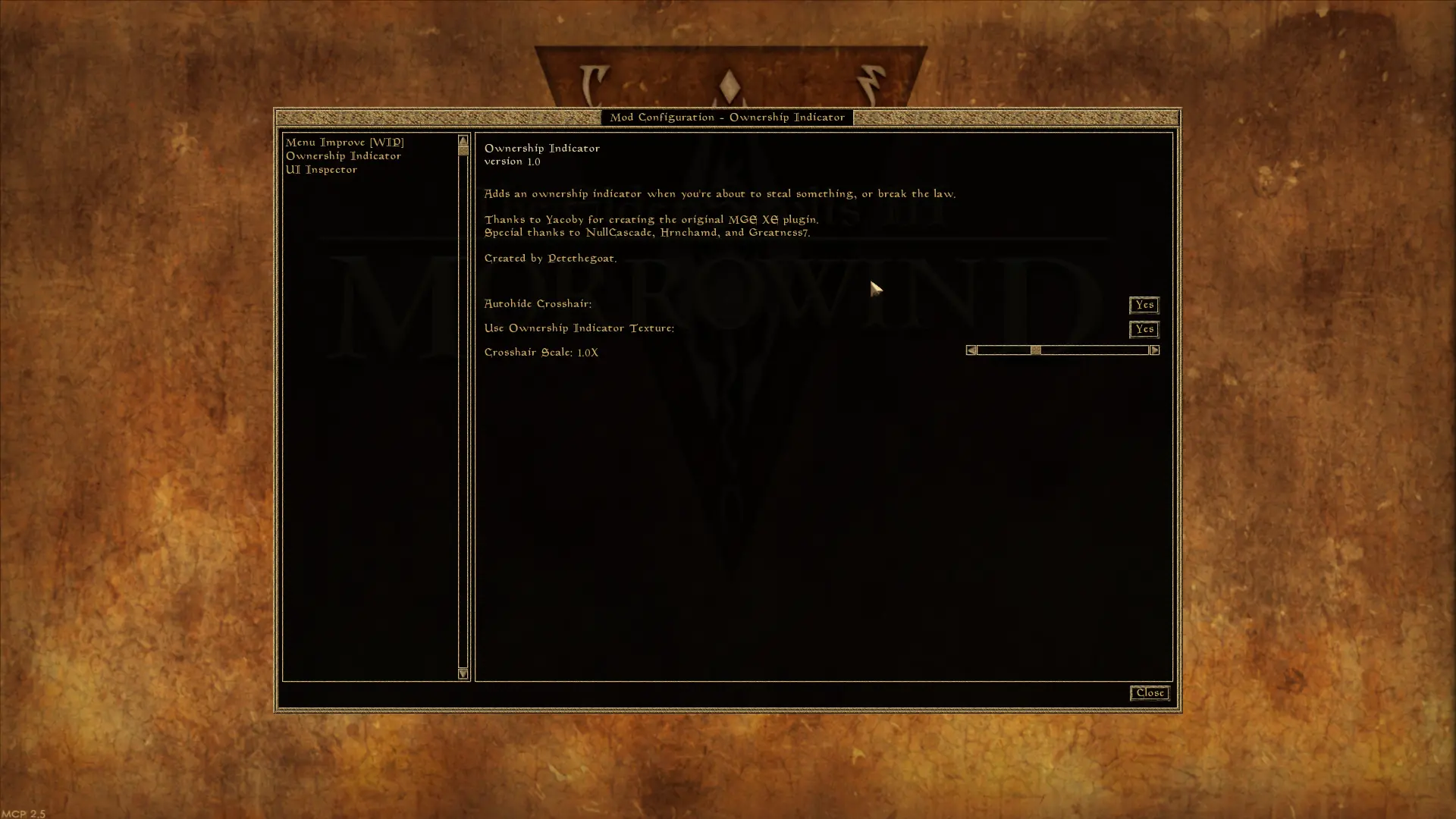 Isaac repentance mod config menu. Morrowind меню. Морровинд рамка. Морровинд MWSE. Меню настроек Morrowind.