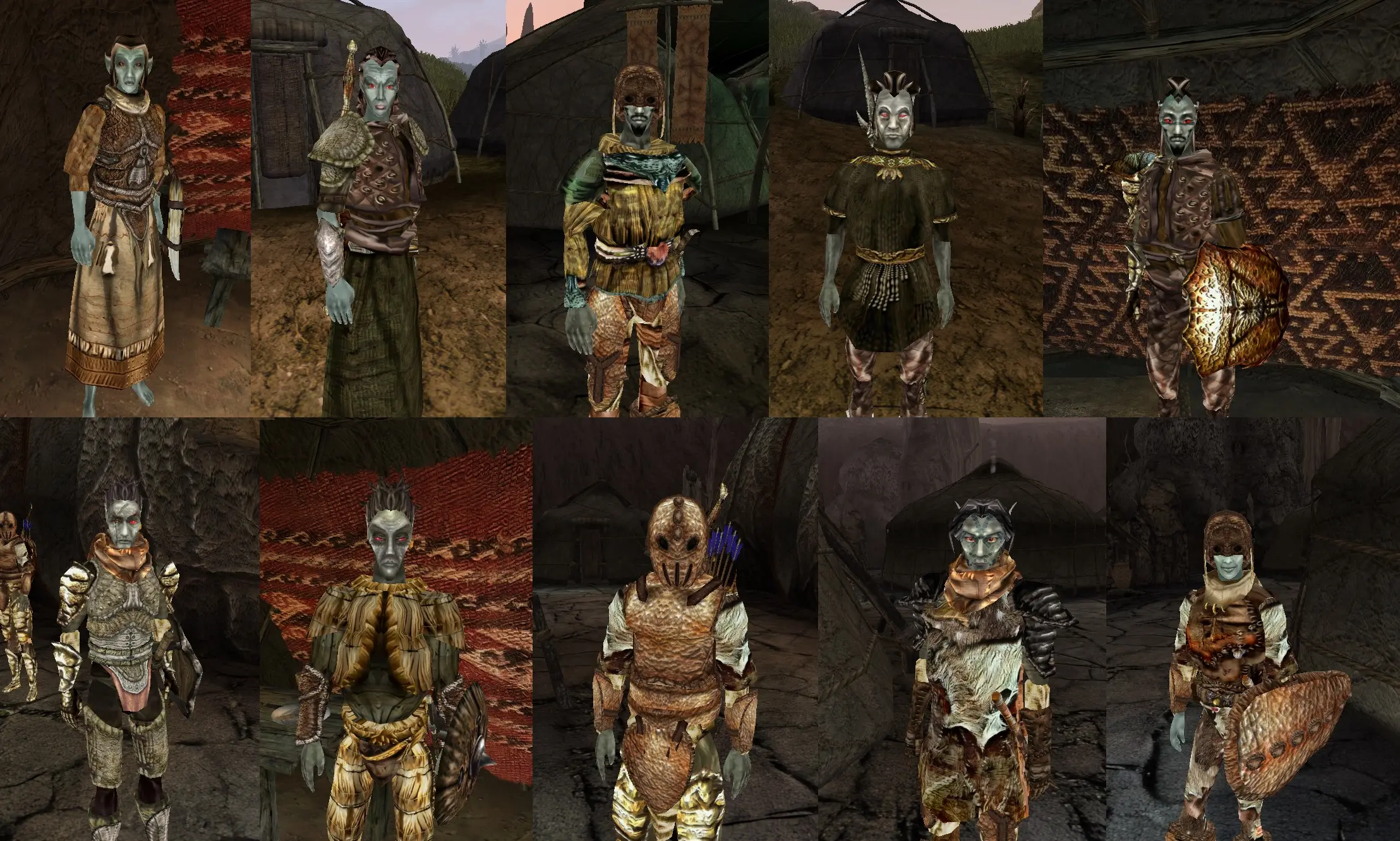 Interesting Outfits - Ashlanders at Morrowind Nexus - mods and community