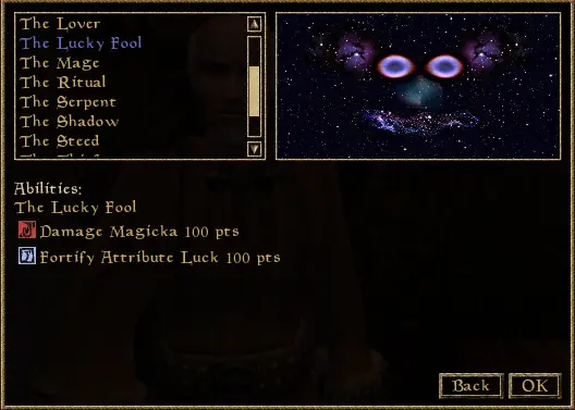 The Lucky Fool Birthsign at Morrowind Nexus - mods and community