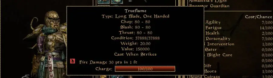 Better TrueFlame Stats at Morrowind Nexus - mods and community