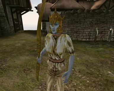 Dwemer Bow and Helmet
