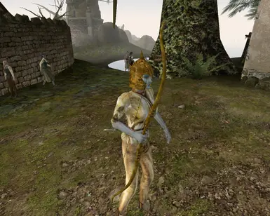 Dwemer Bow and Helmet