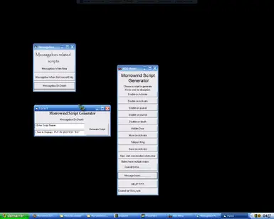 Morrowind Script Generator