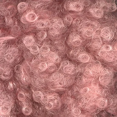 Pink Afro Close-Up