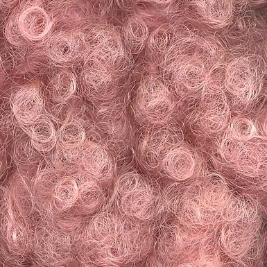 Pink Afro Close-Up