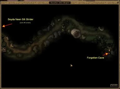 Map to forgotten cave