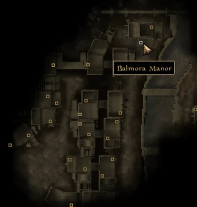 Balmora Manor on Map