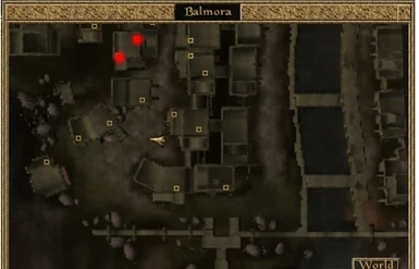 Balmora Guild On Map