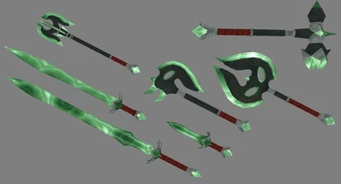 Malachite Weapons Set