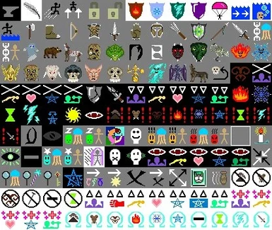 New Colored Spell Icons 32x32