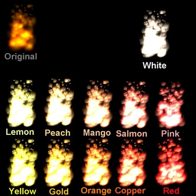 New Fire Spell VFX Color Choices
