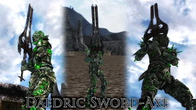 Daedric Sword Axe