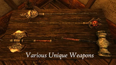 Various Unique Weapons