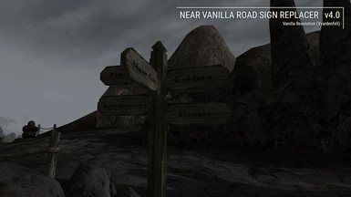 Near Vanilla Road Sign Replacer