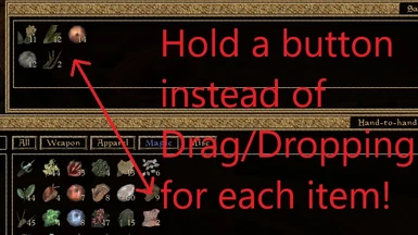 Dragon Drop - OpenMW Inventory Utility