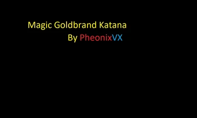 Magic Goldbrand Katana