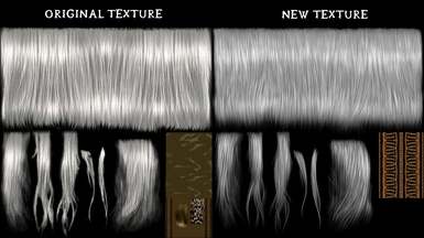 More white hair for Dunmer - my texture compared to Westly's
