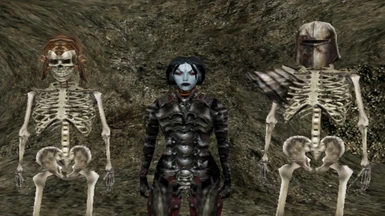 Skeleton Sharpshooter, Dark Seducer, and Skeleton Gladiator