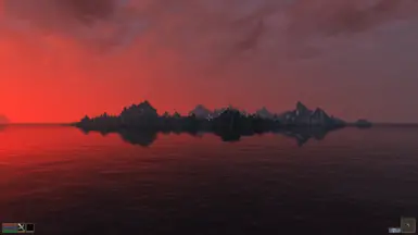 Sunset on solstheim