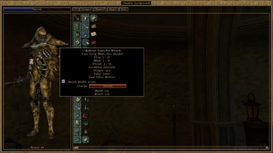 Redoran Councilor Sword!I used this against Venim.Or all tanky boss i came across.Heavy damage output,but also very few charges.A must have in inventory.But rarely use.