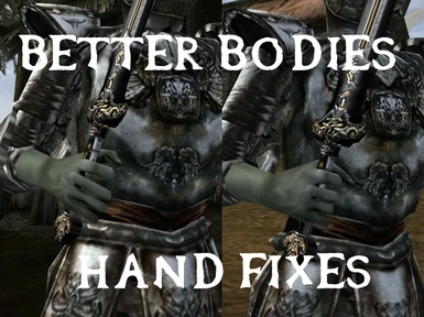 Better bodies - Hand fixes
