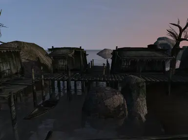 The former location of the docks